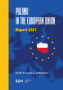 Okładka raportu "Poland in the European Union. Report 2021", red. Adam A. Ambroziak