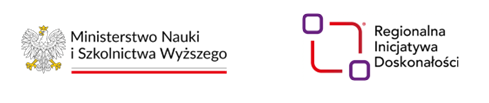 logo Ministerstwa Nauki i Szkolnictwa Wyższego i Regionalnej Inicjatywy Doskonałości