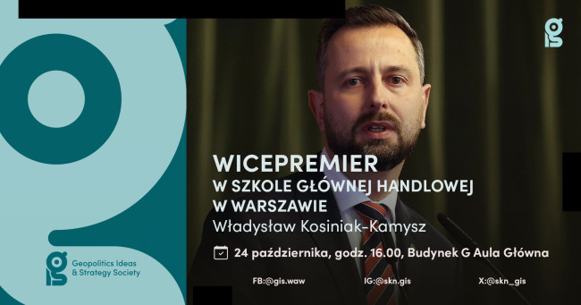 wicepremier w Szkole Głównej Handlowej w Warszawie